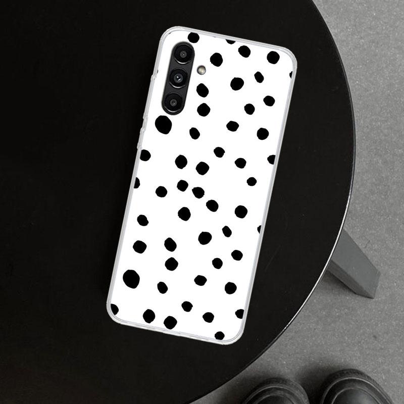 Polka Dots Art Phone Case Cover for Samsung Galaxy A17 A16 A26 A36 A56 A57 A37 A15 A25 A35 A55 A14 A24 A34 A54 A13 A23 A33 A53 G