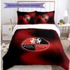 Stade Rennais FC Printed 3PCS Bedding Set Breathable Duvet Cover with Pillowcases Decorative Bed Linen for Bedroom Home