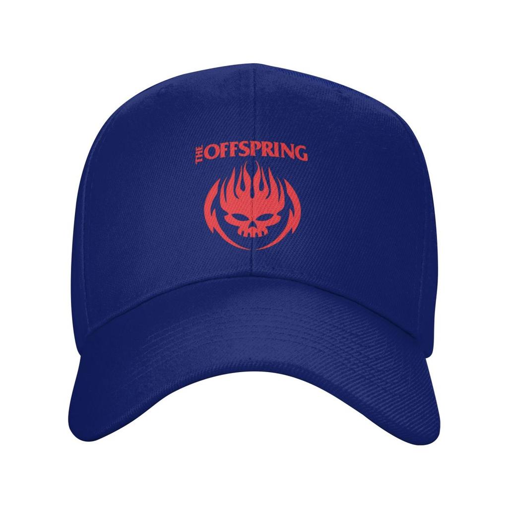 The Offspring Flaming Skull On Circle Logo Baseball Caps Fashion Men Women Hats Casual Cap Hip Hop Baseball Hat Casquette