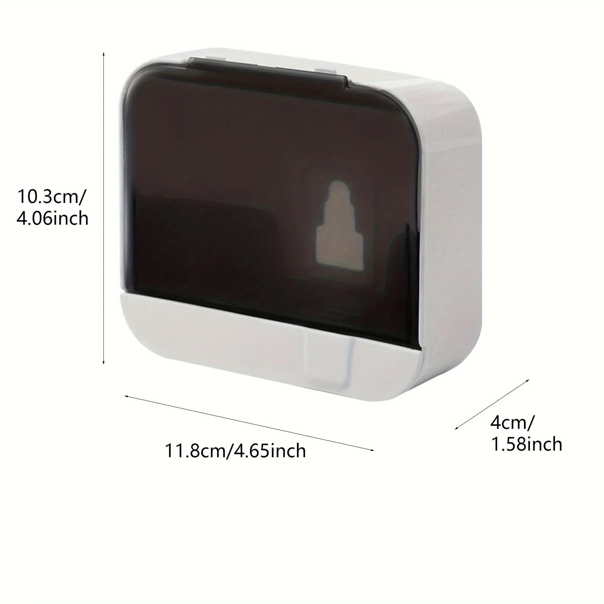 Waterproof Soap Box for Shower, Hanging Soap Holder with Drainage for Bathroom Storage