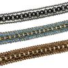 Ruban de Garniture en Dentelle de 11,5 Mètres de Longueur, 2 cm de Largeur, Bordure à Franges, Textile de Maison, Fait Main DIY, Couture, Rideau, Canapé, Accessoires de Vêtement