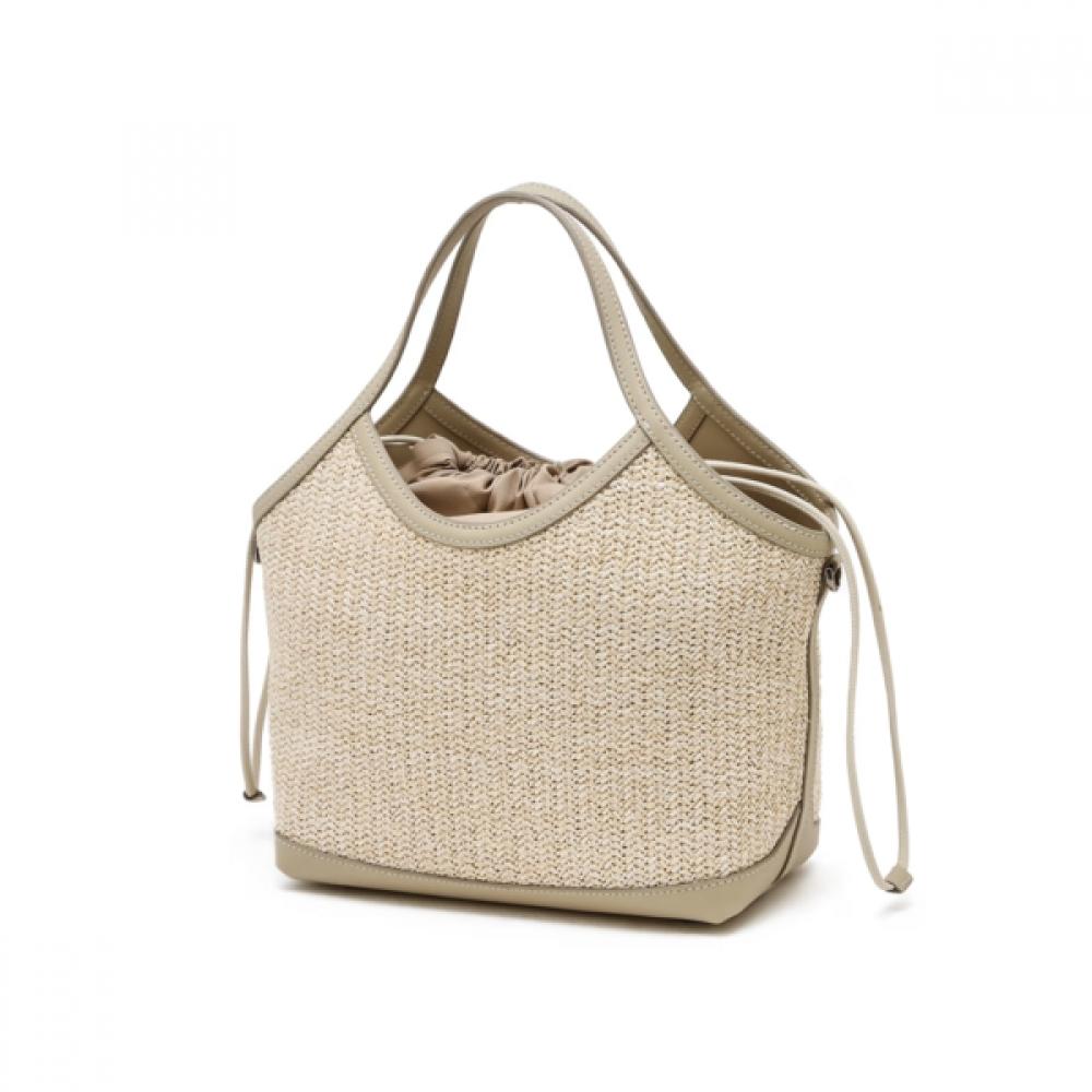 Daks Light Beige Raffia Tote M Dcba6e160i1