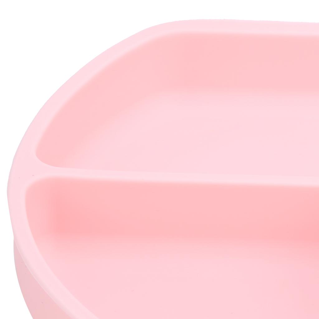 Baby Plates Silicone Divided Plate Dishwasher Microwave Washable Safe Toddlers Kids Plates