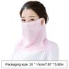 Ice Silk Full Face Sun Protection Mask Breathable Running Sports Masks Soft Adjustable Anti Ultraviolet Thin For Outdoor Golf
