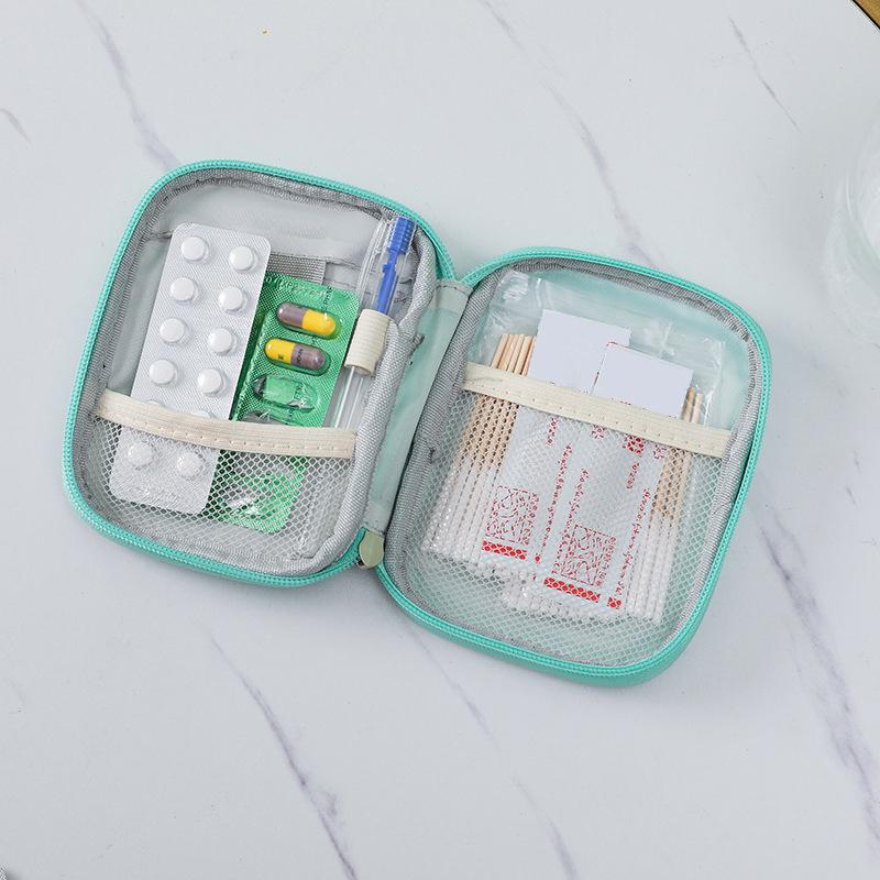 First Aid Storage Bag Portable Medicine Kit Box for School Dormitory Office and Family Emergency Use