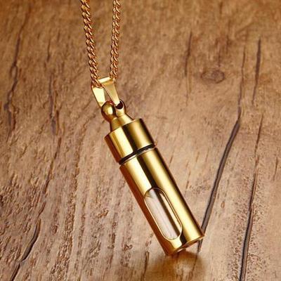 Urn Pendant Necklace Keepsake Memorial for Ashes Hair