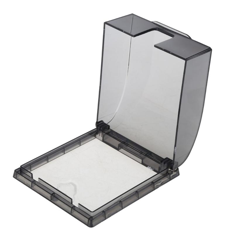 Type 86 Heightened Waterproof Splashproof Box Bathroom Accessories Electrical Wall Socket Switch for Protection Cover