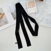 Silk scarf, long strip, high-end sense, versatile, small scarf, accessories, spring and summer new products, retro polka dot headscarf, headband, 