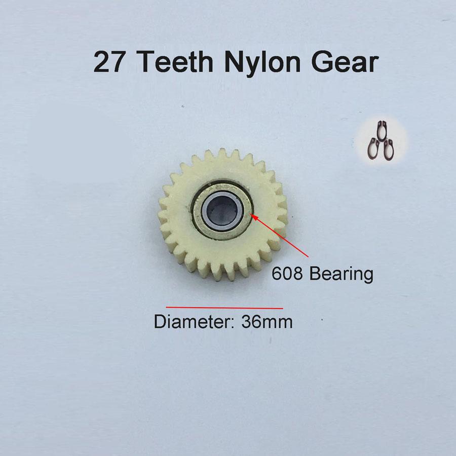 27T 28T 31T 36 Tooth Electric Car Nylon Gear for Electric Lithium Power Folding Car Motor Electric Bicycle
