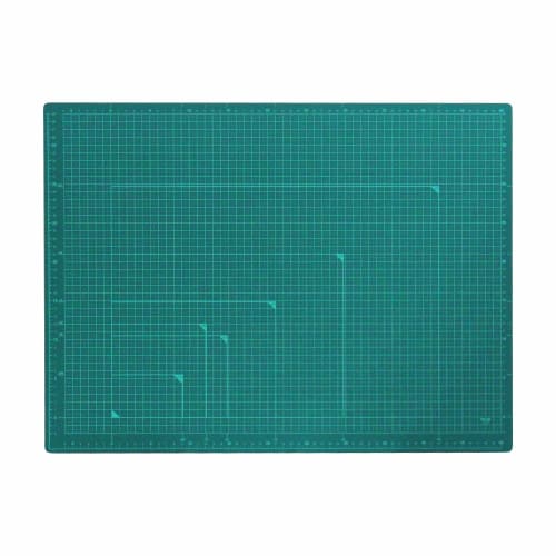 

Коврик для резки PLUS Plus двухсторонний A2 450 x 600 мм зеленый 48-586