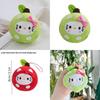 Lively Leso Round Ball Apple Plush Doll Kt Cat Keychain