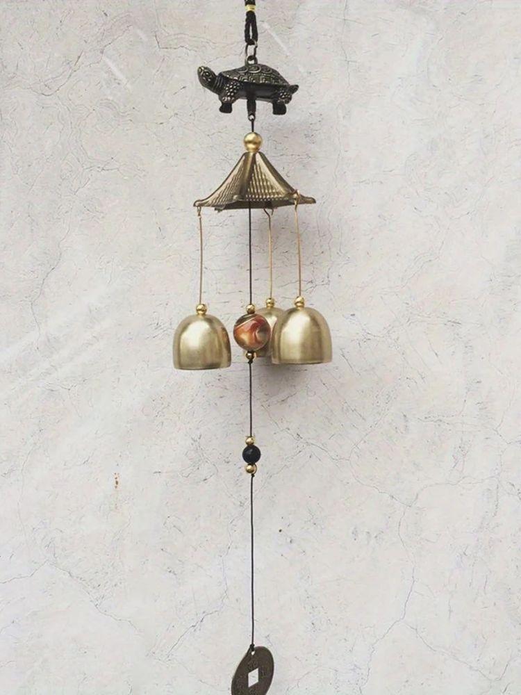 Turtle Wind Chime Pendant Festival Gift Home Courtyard Outdoor Music Pendant