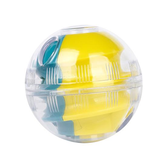 Dog Treat Dispenser Ball Adjustable Slow Feeder Puzzle Toy Food Dispensing Ball for Puppy Healthy Eating Training And Boredom Relief