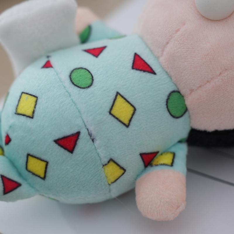 Entzückender Plüsch Crayon Shin-chan Schlüsselanhänger Weiches und kuscheliges Spielzeug für Taschen und Geschenke 16cm