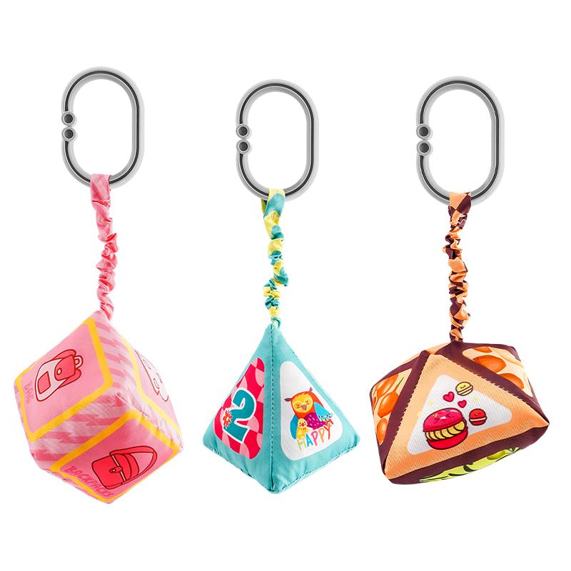 

Non-Toxic Soft Hanging Rustling And Sound-Producing Sensory Learning Toys. Suitable For Strollers Car Seats Cribs And Travel. Plush A