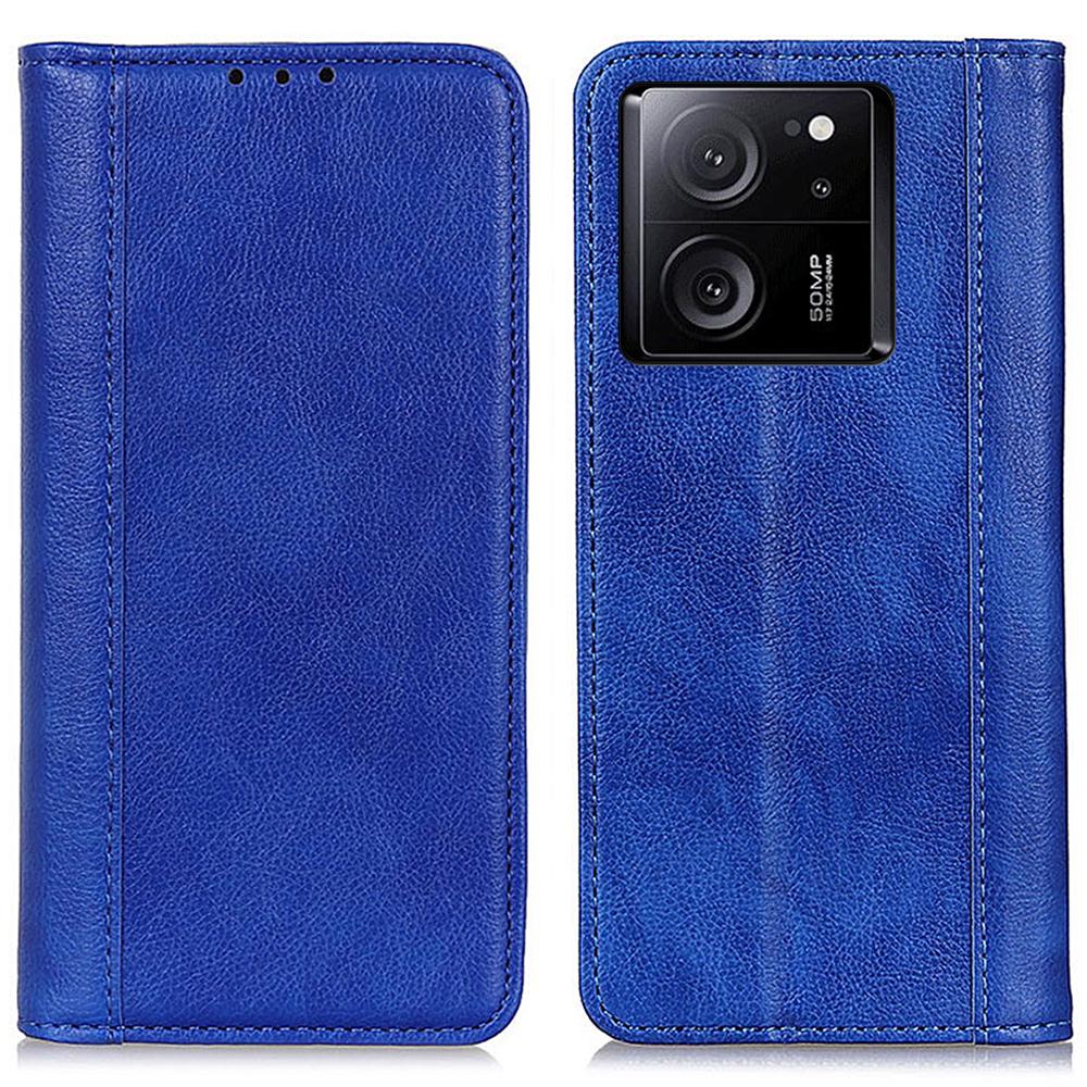 For Xiaomi 13T/13T Pro/Redmi K60 Ultra Case Wallet Split Leather Phone Cover Litchi Texture Stand Shell