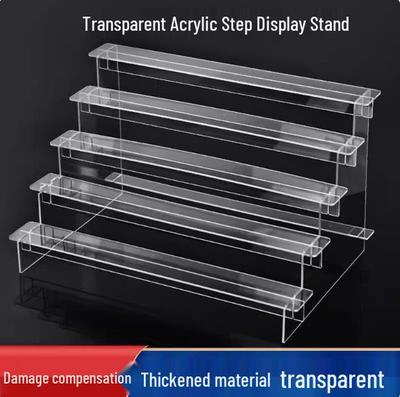 Transparenter mehrschichtiger Acryl-Aufsteller für Figuren und Puppen