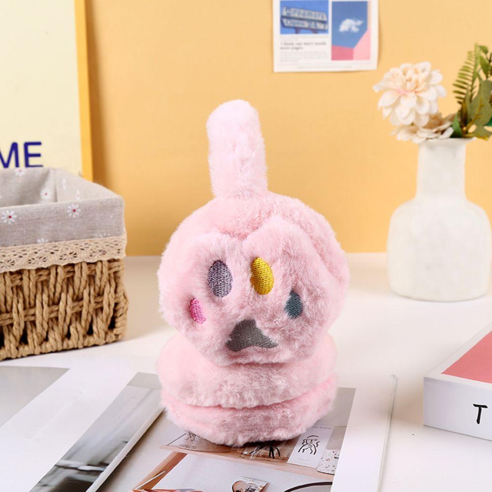 

Thick Warmer Ear Muffs Cartoon Warm Earmuffs New Soft Plush Ear Cover Children Girls білий