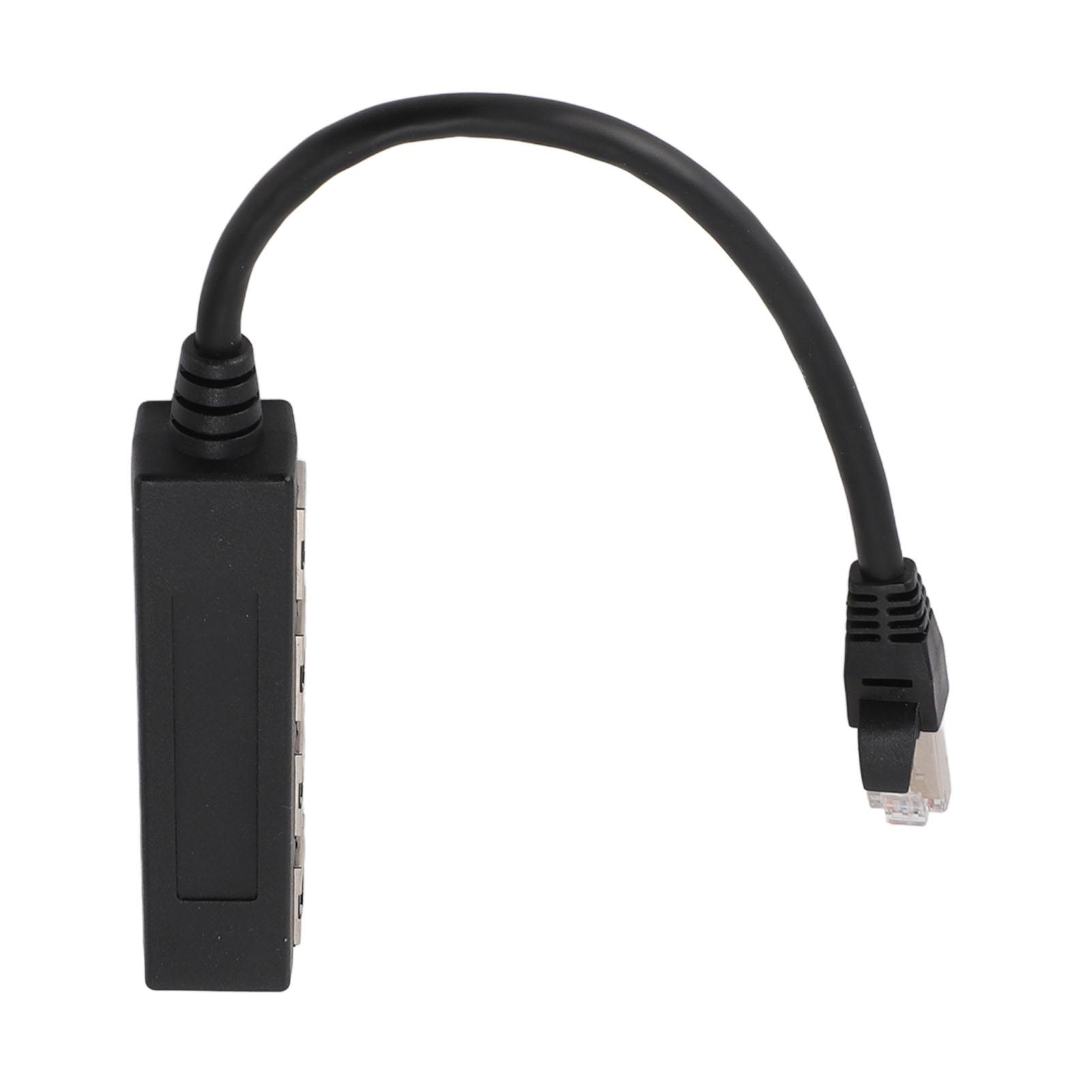 

Ethernet Splitter Professional 1 to 4 Ports High Speed 100Mbps 1000Mbps RJ45 Network Splitter for