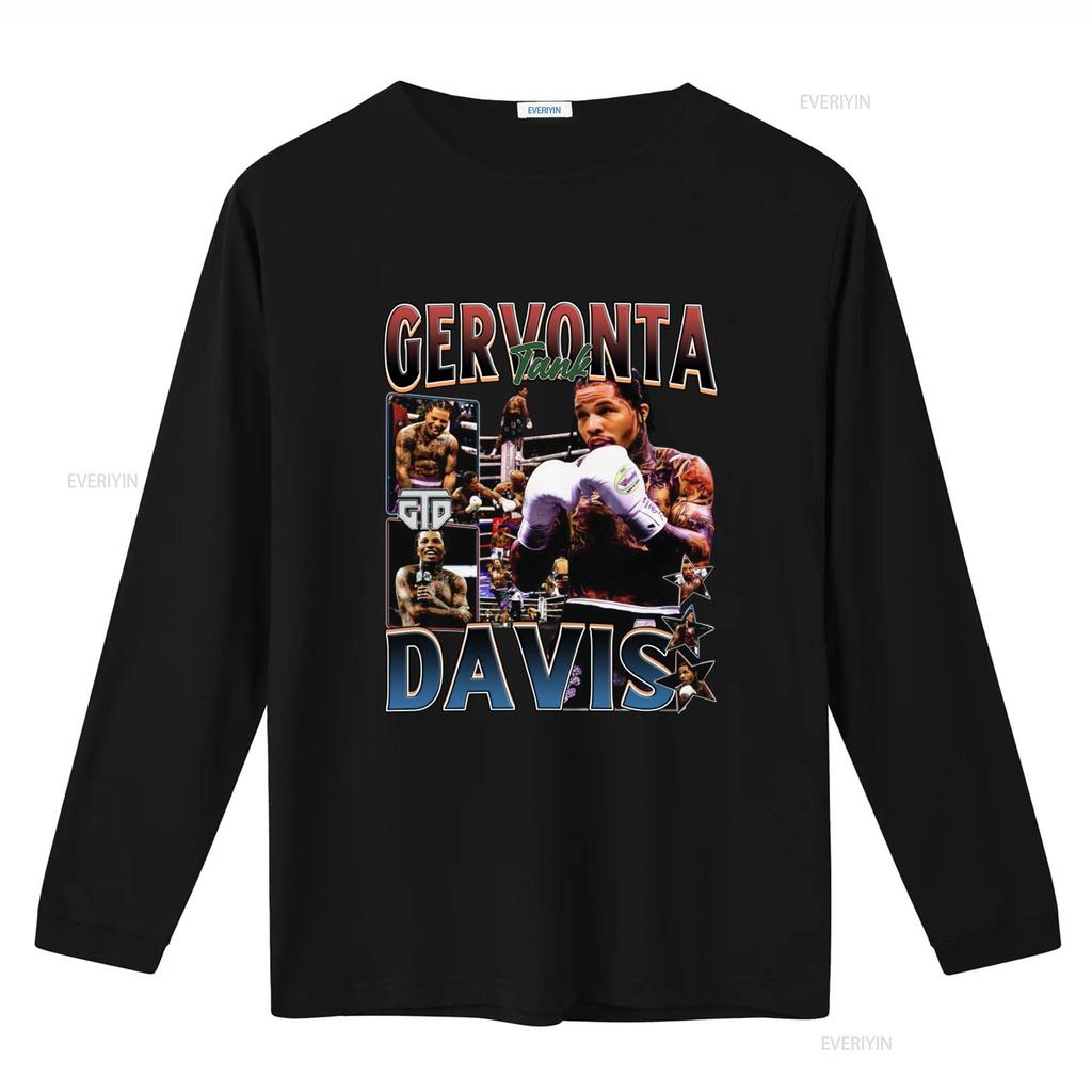 Gervonta Davis Tank T Shirt Vintage Style Boxer Wba Boxing Vintage Washed Designer Clothes Top For Everyday Wear Comfortable