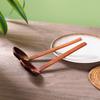 Wooden Spoon Kitchen Ladles Soup Spoon Japanese Wood Serving Spoons Big Ramen Spoon Soup Noodle Hop Pot Strainer Tableware