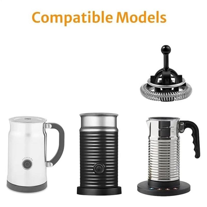1 Stück Ersatz-Schneebesen für Nespressos Aeroccinos Milchaufschäumer Kompatibel mit Modellen 3, 4 und Plus Aufschäumer-Zubehör