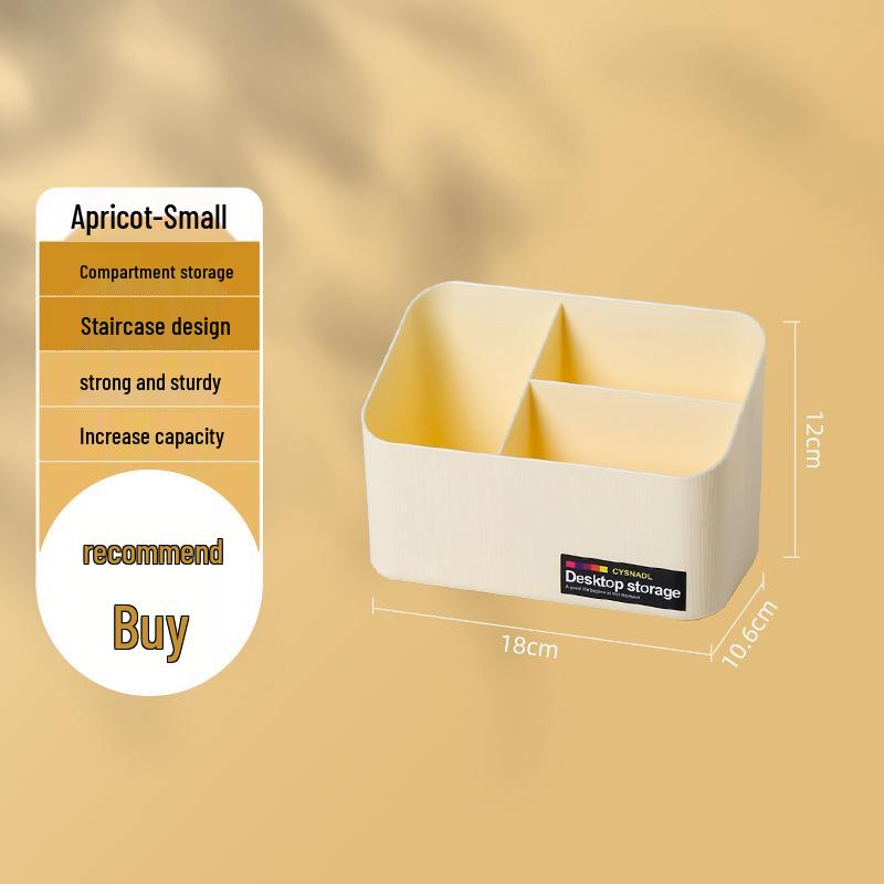 Minimalist Desktop Makeup Storage Box with Drawers for Cosmetics and Remote Control