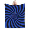 Abstract Swirl Disorder Super Soft Blanket  Kids Plush Throw Blanket Graphic Couch Chair Flannel Bedspread Sofa Bed Cover