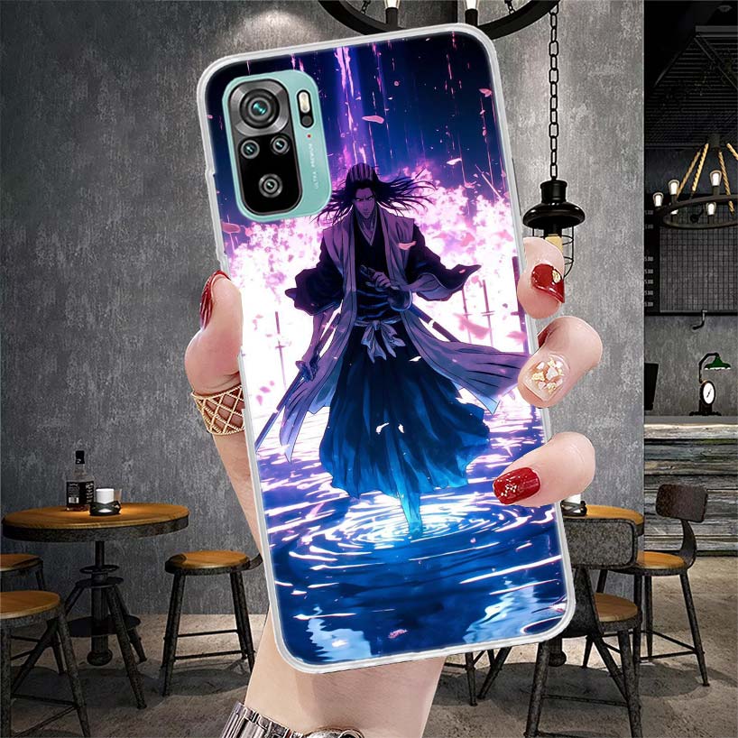Bleach Kuchiki Byakuya Soft Phone Case For Xiaomi Redmi Note 15 14 14S 13 12 Pro Plus 12S 11 11S 11E 10 10S 11T 5G Fundas Coque