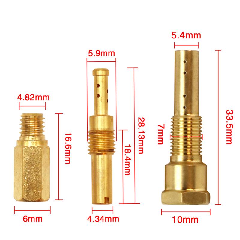 ZSDTRP PE 26-28 PWK 21-34 Carburetor Super Presisi Repair Kit with Slide Needle Pilot Main Jet Niddle House