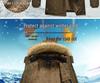 Men's European & American Mid-Length Winter Cotton Jacket - Loose Fit, Cold Protection, Plus Size.
