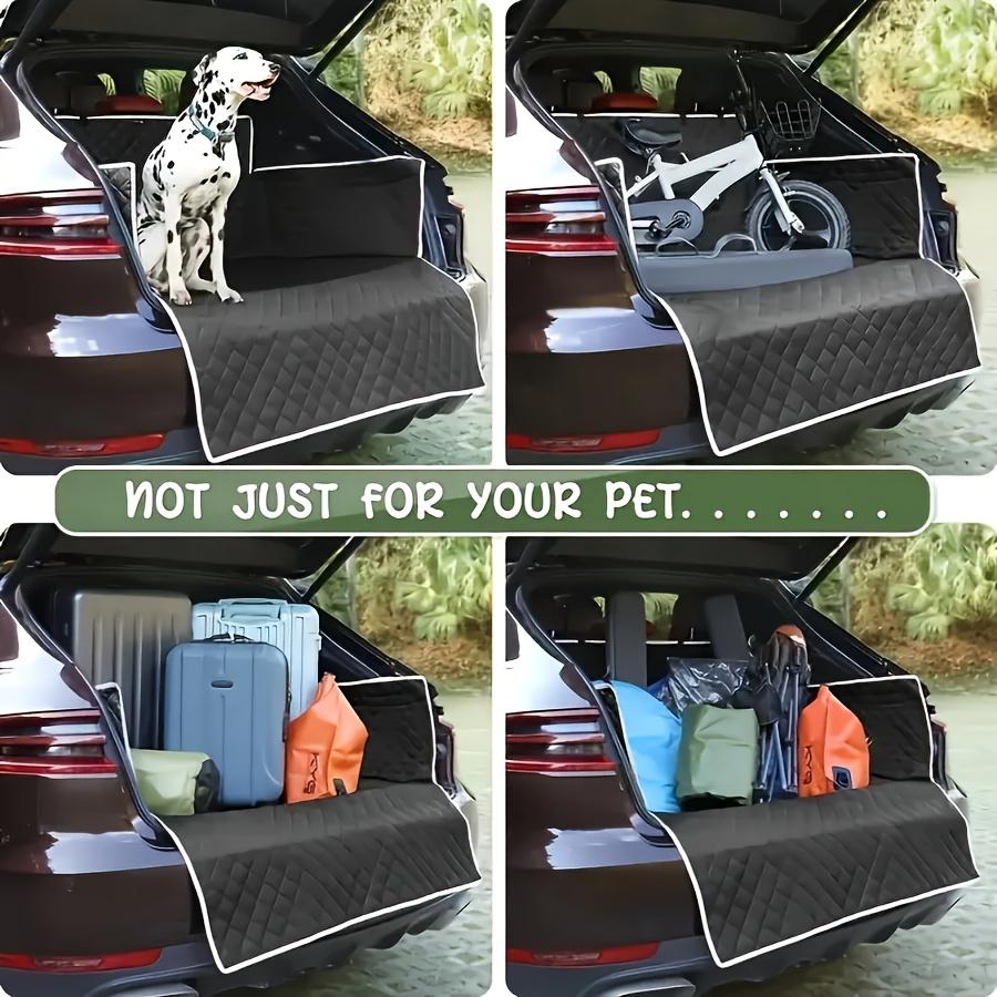 SUV Cargo Liner for Dogs Pet Cargo Cover Dog Seat Mat for SUVs Sedans Vans with Bumper Flap Protector Non-Slip Large Size