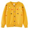Children's Fashion Casual Cardigan Knitted Long Sleeve  Top