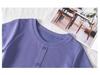 2024 Girls' Casual Solid Color Short-Sleeve T-Shirt