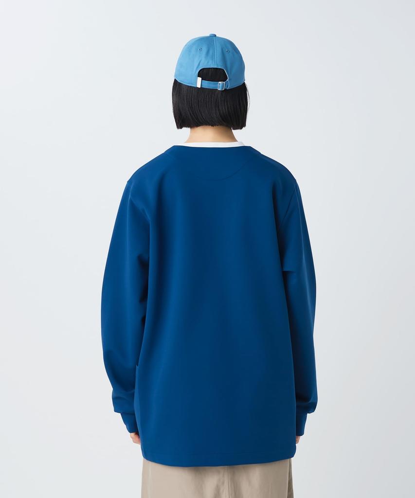 Snow Peak Double Knit Cardigan Knit Cardigan for Men and Size L CS-26SU008 Women, Black,