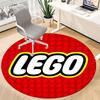 1pc Brick Building LEGO Office Round Area Rug, Indoor Mat Suitable For Office, Bedroom Living Room Home Decor, Room Deco,  Offic A0928182