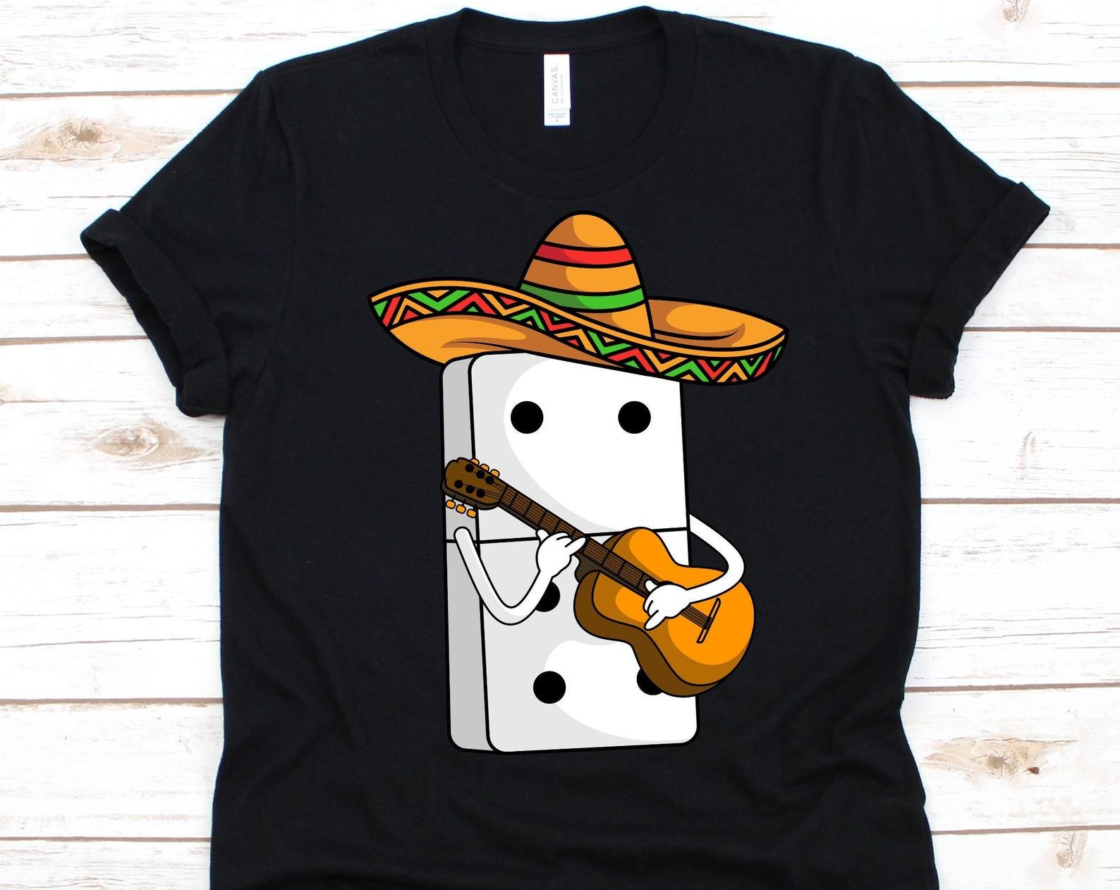 Mexican Domino Tile Shirt, Gift For Domino Players, Domino Tile Design, Tile-Based Games, Domino Toppling Lovers, Domino Run, Cinco De Mayo M