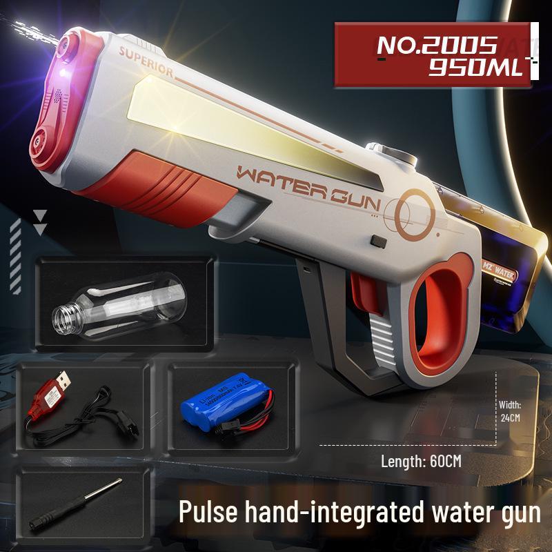 Automatic Pulse Electric Water Gun with Lights for Kids - Outdoor Splash Toy