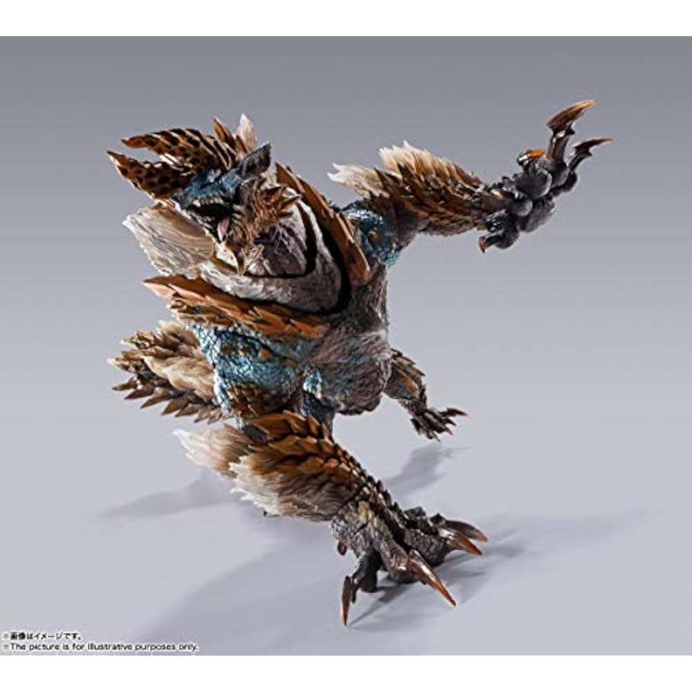 TAMASHII NATIONS S.H. Monster Arts Monster Hunter World: Iceborne Jinooga approx. 285mm ABS & PVC...
