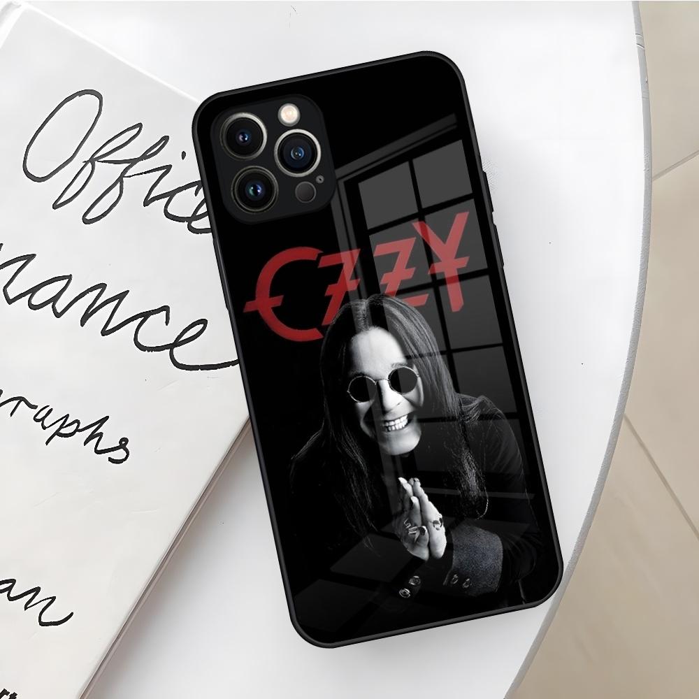 Rock Band O-Ozzy Osbourne Phone Case for Iphone 16 15 14 12 11 13 Pro Max Mini X Xr Xs Se 8 Puls Glass Cover