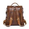 Leather Backpack Women's Backpack Large Capacity Anti-Theft Women's Travel Bag