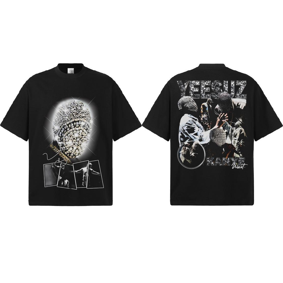 

Kanye West YEEZUS DoubleSide Graphic TShirt Unisex Oversized Hip Hop Casual Cotton Short Sleeve Retro Streetwear For Party 4XL