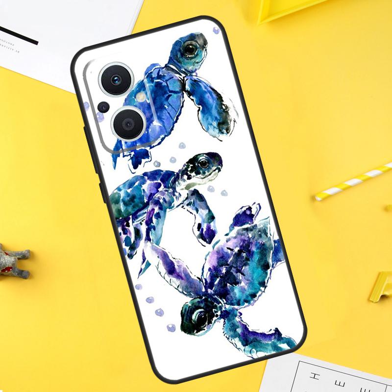 Sea Turtles For OPPO Reno 14F 13F 12F 11F 10 11 12 13 14 Pro 8T 7 8 Lite OPPO Find X9 X8 X6 X5 Pro Case