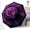 1pc Cartoon Pattern Umbrella with Plastic Handle,Suitable for All Seasons Home Travel Outdoor Umbrella