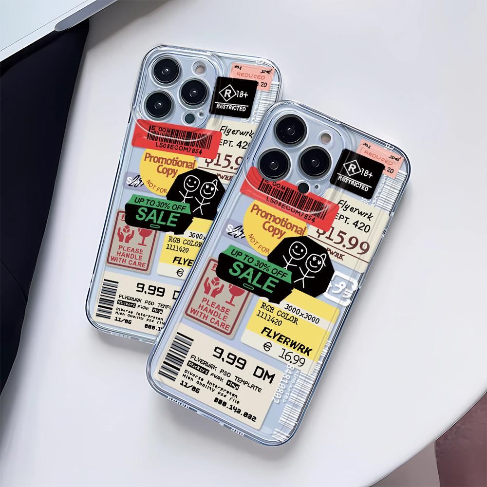 Prodejní štítek Pouzdro na telefon Pro iPhone 15 14 13 Pro max Pouzdro Pro iphone 11 12 X XS XR 7 8 Plus Pouzdro Funda Coque Nárazník