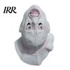Professional Haunted House Gear Halloween Upside Down Demon Latex Full Face Mask, Scary Alien Cosplay Eye-catching Prop Headgear, Creepy Costume
