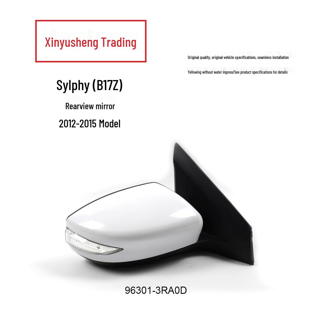 Rearview Mirror for 12-15 Sylphy 7-Wire Heated Turn Signal 96302-3RA0D/96301-3RA0D Right 96301-3RA0D