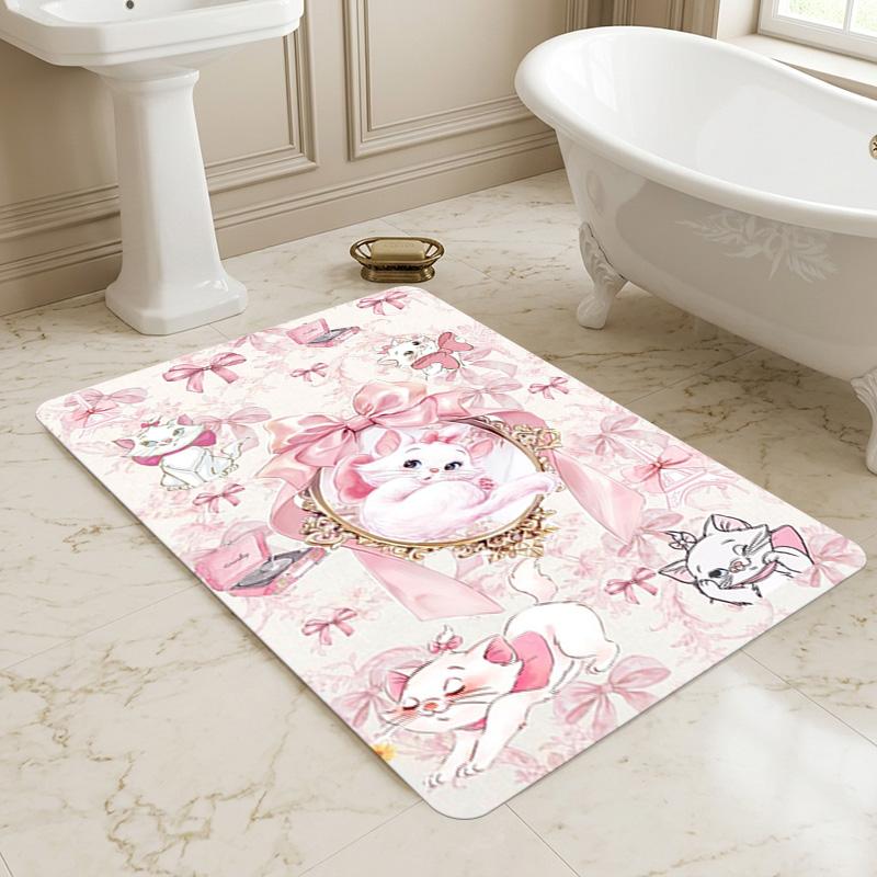 Pink Cats Living Room Nonslip Area Rug Soft Carpet For Bedroom Game Playroom Sofa Office Home Decor Doormat Christmas Gift C922307