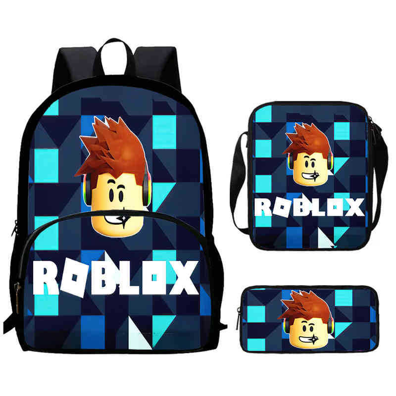 Roblox Printed Backpack, Children'S And Elementary School Bags