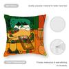 Gomatsu Cushion Cover Anti-dustmite Pillowcase Invisible Zipper Silky Short Plush Sofa Cushion Cover